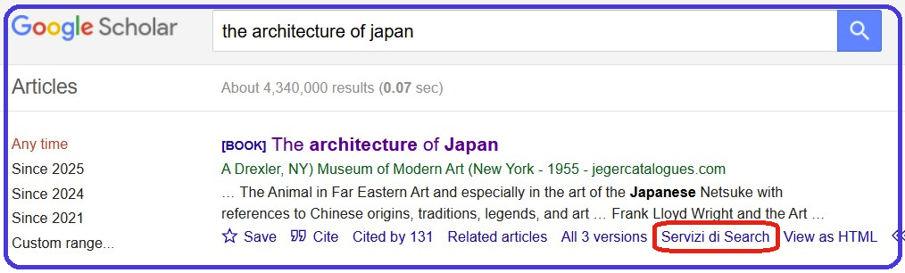Google Scholar target libraries step 3
